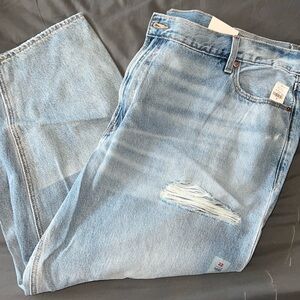 NWT Size 22 Old Navy Slouchy Straight Jeans